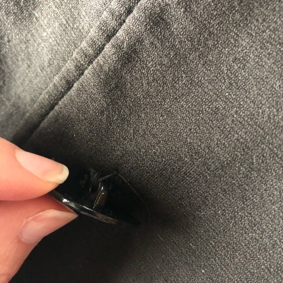 Essentials by ABS button front pocket skirt - Picture 2 of 7